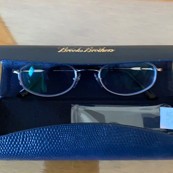 Brooks Brothers silver metal Eyeglass Frames - Picture 3 of 7